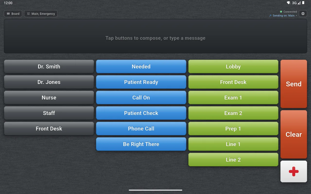 Android Tablet app screenshot
