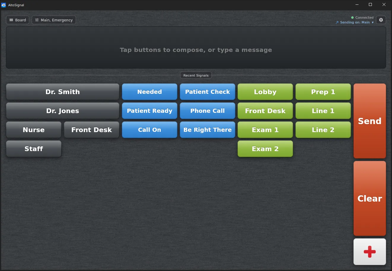 Linux app screenshot